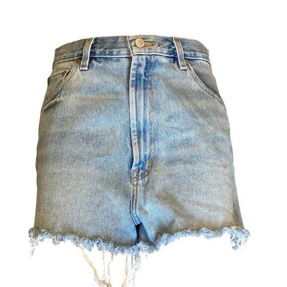 BDG Urban Outfitters Girlfriend High Rise Jean Shorts Sz 30 Light Wash 93V - Picture 4 of 9